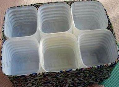 廢舊牛奶塑料瓶diy實用的收納箱